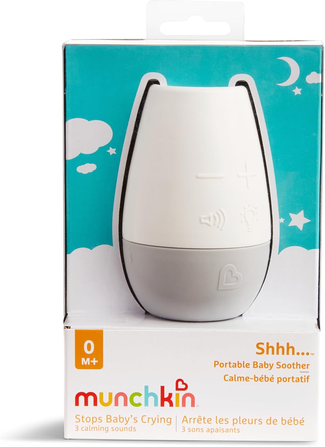 Munchkin® Shhh…™ Portable Baby Sleep Soother White Noise Sound Machine and Night Light : Tools & Home Improvement