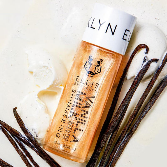 Ellis Brooklyn Sun Fruit Body Oil - Scented Body Oils For Women, Bergamot And Amber Fragrance Body Oil, Vanilla Perfume Musk Oil, 3.2 Fl Oz