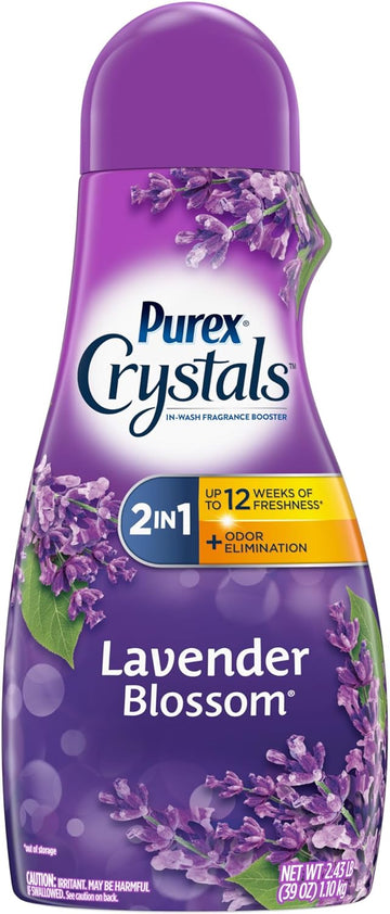 Purex Crystals In-Wash Fragrance and Scent Booster, Lavender Blossom, 39 Ounce