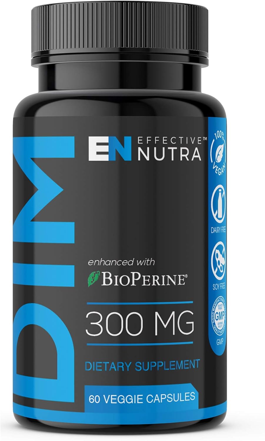 Dim Supplement 300Mg Capsule - Extra Strength Diindolylmethane Dim + Bioperine - Estrogen Blocker For Men & Women - Estrogen Balance, Metabolism, Hormone, Menopause, Acne, Pcos
