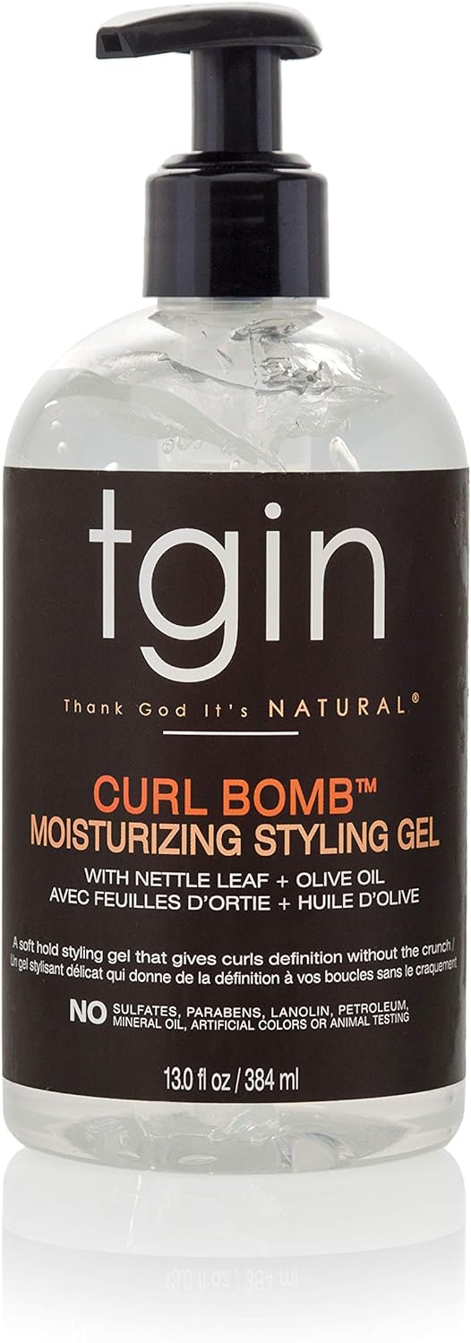 Tgin Curl Bomb Moisturizing Styling Gel For Curly Hair Types 384Ml