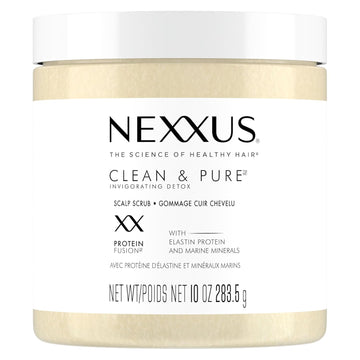 Nexxus Sulfate-Free Hair Scrub Exfoliating Scalp Scrub To Nourish & Clarify Silicone, Dye, & Paraben Free Hair Scrub 10 Oz