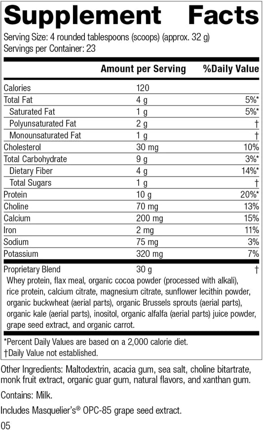 Standard Process Sp Complete - Whole Food Immune Support, Liver Support, Antioxidant, With Rice Protein, Grapeseed Extract, And Choline - Vegetarian, Chocolate - 26 Ounce