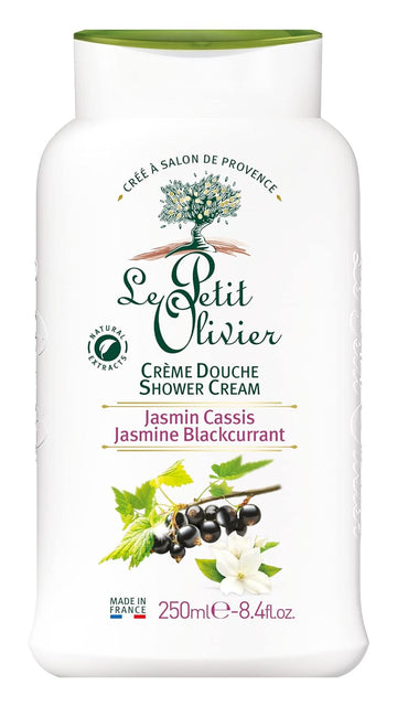 Shower Cream - Jasmine Blackcurrant - Gently Cleanses Skin - Fresh And Moisturizing - Ph Neutral - Dermatologically Tested - Free Of Soap And Dyes - 8.4 Oz