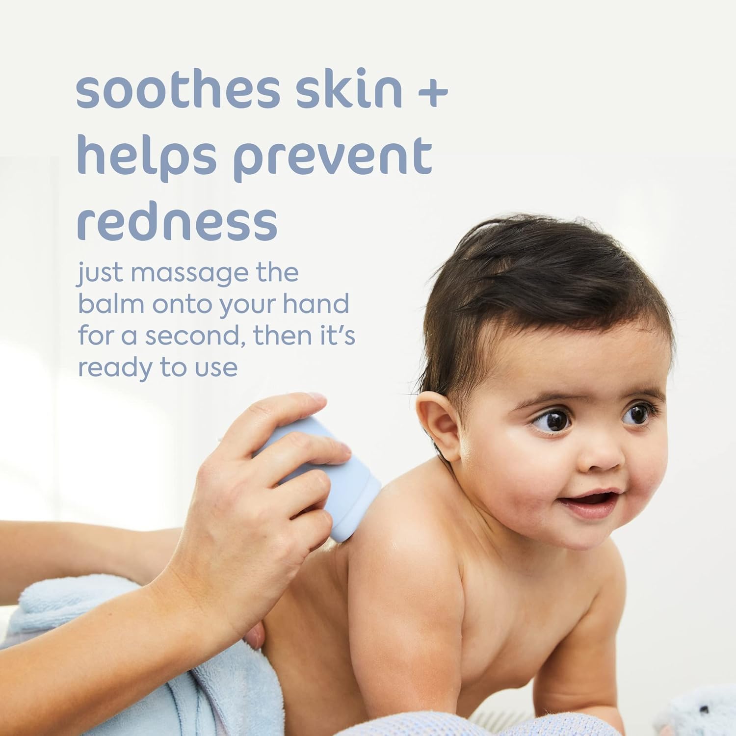 Goodnest® Baby & Toddler Travel Balm Stick - Fragrance-Free, Unscented, 6 Natural Moisturizers, Travel Balm, Organic Baby Balm, Hypoallergenic, Refillable Silicone Case For Dry & Sensitive Baby Skin