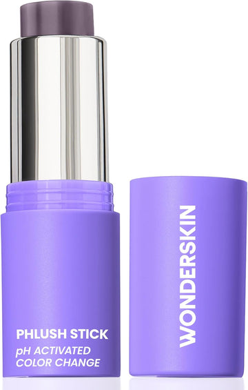 Wonderskin Phlush Stick - Multi-Use Blush Stick, Cream Blush For Cheeks And Lips - Ph-Activated, Cooling & Nourishing Cheek Stain Makeup