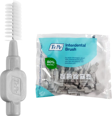 Tepe Pack Of 6 Interdental Brushes, Grey, 0.8 Mm, Set Of 3