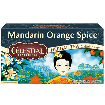 Celestial Seasonings Herbal Tea, Mandarin Orange Spice, 20 Count (Pack Of 6)