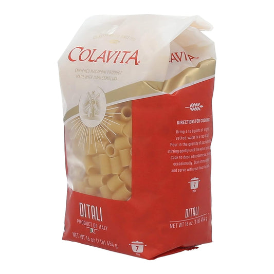 Colavita Pasta - Ditali, 1 Pound - Pack of 20