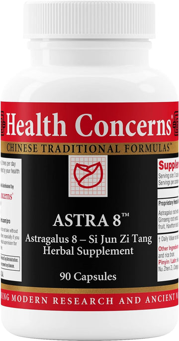 Health Concerns Astra 8 - Immune System Support & Energy Supplement - 90 Capsules