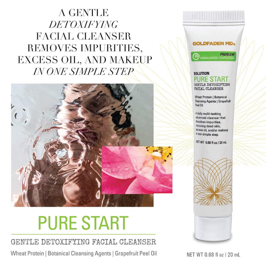 Goldfaden Md Pure Start Gentle Detoxifying Natural Facial Cleanser, 5 Fl Oz