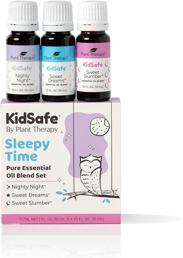 Plant Therapy Sleepy Time Kidsafe Essential Oil Blends Set 100% Pure, Undiluted, Therapeutic Grade