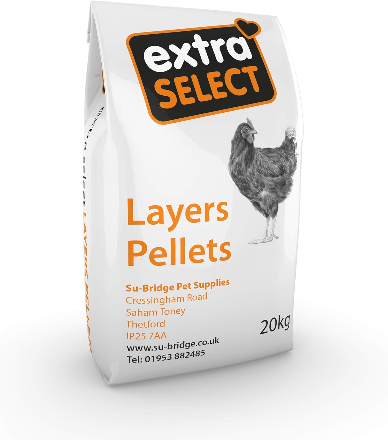 Extra Select Complete Layers Pellets Poultry Feed, 20 kg?07LP20