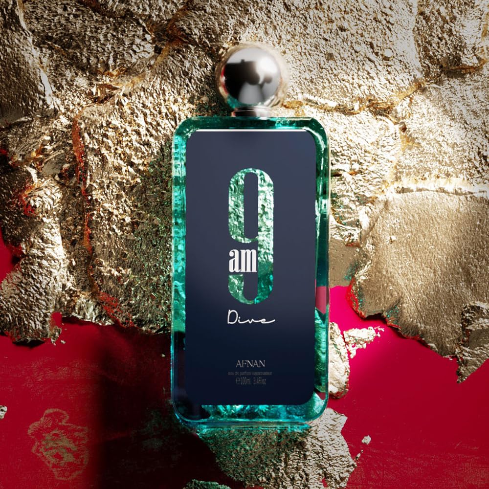Afnan 9 Pm 3 Piece Set For Men, (3.4 Oz De Parfum Eau De Parfum Spray + 5.0 Oz Shower Gel + 5.0 Oz Perfume Deodorant)