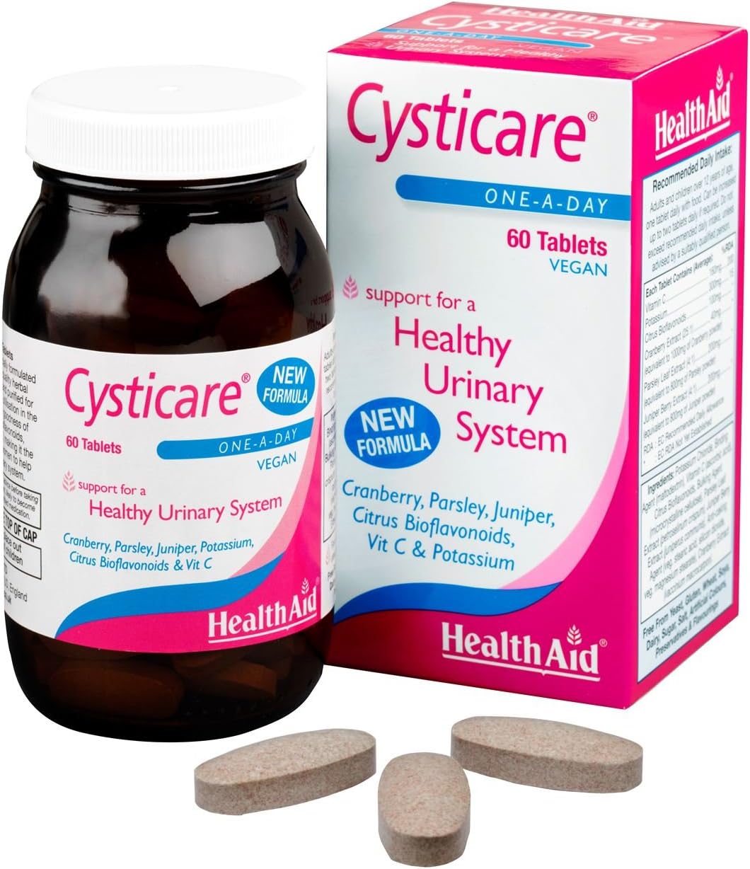 HealthAid CystiCare 60 Tablets Vegan : Amazon.co.uk: Health & Personal Care