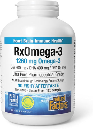 RxOmega-3 by Natural Factors, Natural Support for Heart Health with DH