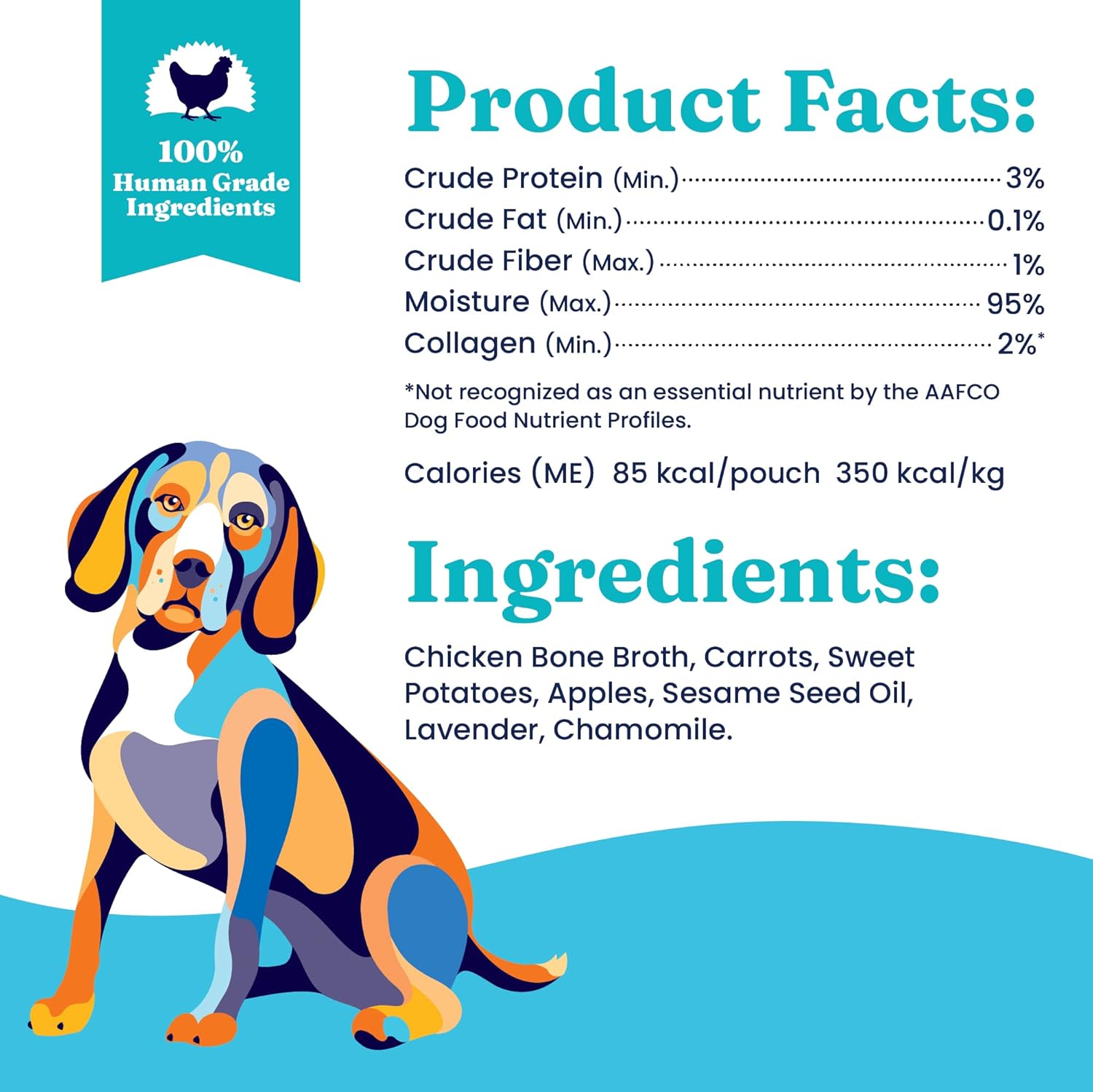 Solid Gold Chicken Bone Broth for Dogs - Grain Free Dog Food Topper Rich in Collagen and Superfoods - Nutrient Dense Dog Gravy Topper for Dry Food - Promotes Gut Health and Hydration - 12 Pack: Pet Supplies: Amazon.com
