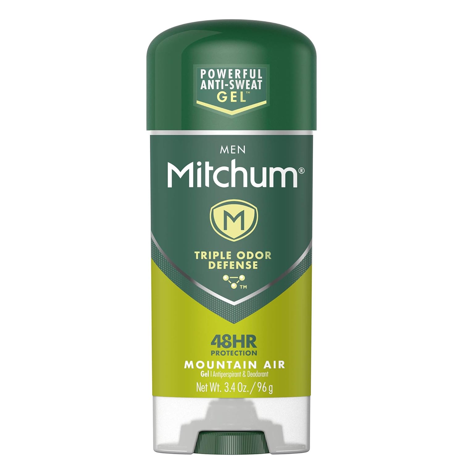 Mitchum Men'S Deodorant By Mitchum, Antiperspirant, Triple Odor Defense Gel Stick, 48 Hr Protection, Dermatologist Tested, Alcohol Free, Mountain Air, 3.4 Oz (Pack Of 1)