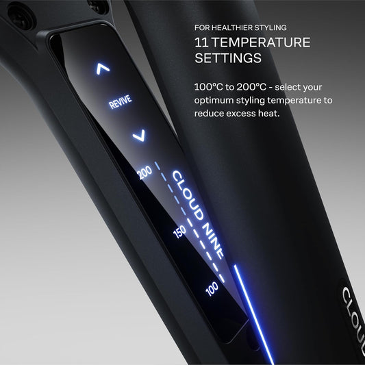 Cloud Nine The Original Cordless Iron Hair Straightener | Hair Styling Variable Temperature Control Wireless Travel Size Quick Charge Battery | Smooth Sleek Long Lasting Results