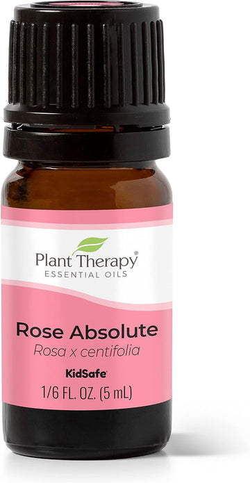 Plant Therapy Rose Absolute Essential Oil 100% Pure, Undiluted, Natural Aromatherapy, Therapeutic Grade 5 Ml (1/6 Oz)
