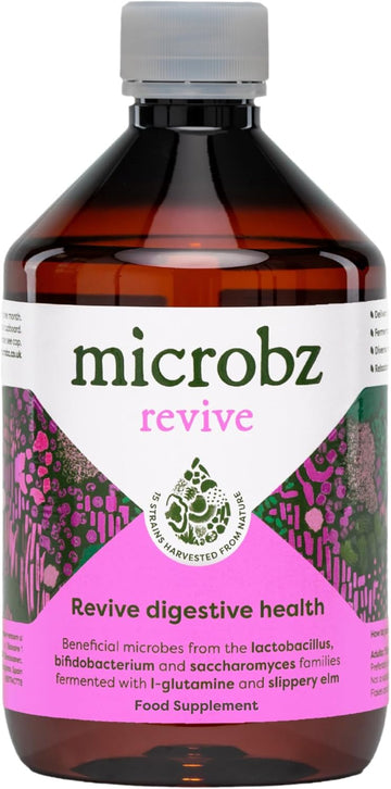 Microbz Simple Liquid Probiotic – Bio Culture Complex Probiotics For Gut Health & Digestive Support Supplement, Multi Strain Live Friendly Bacteria For The Whole Family - Vegan, 2 Month Supply