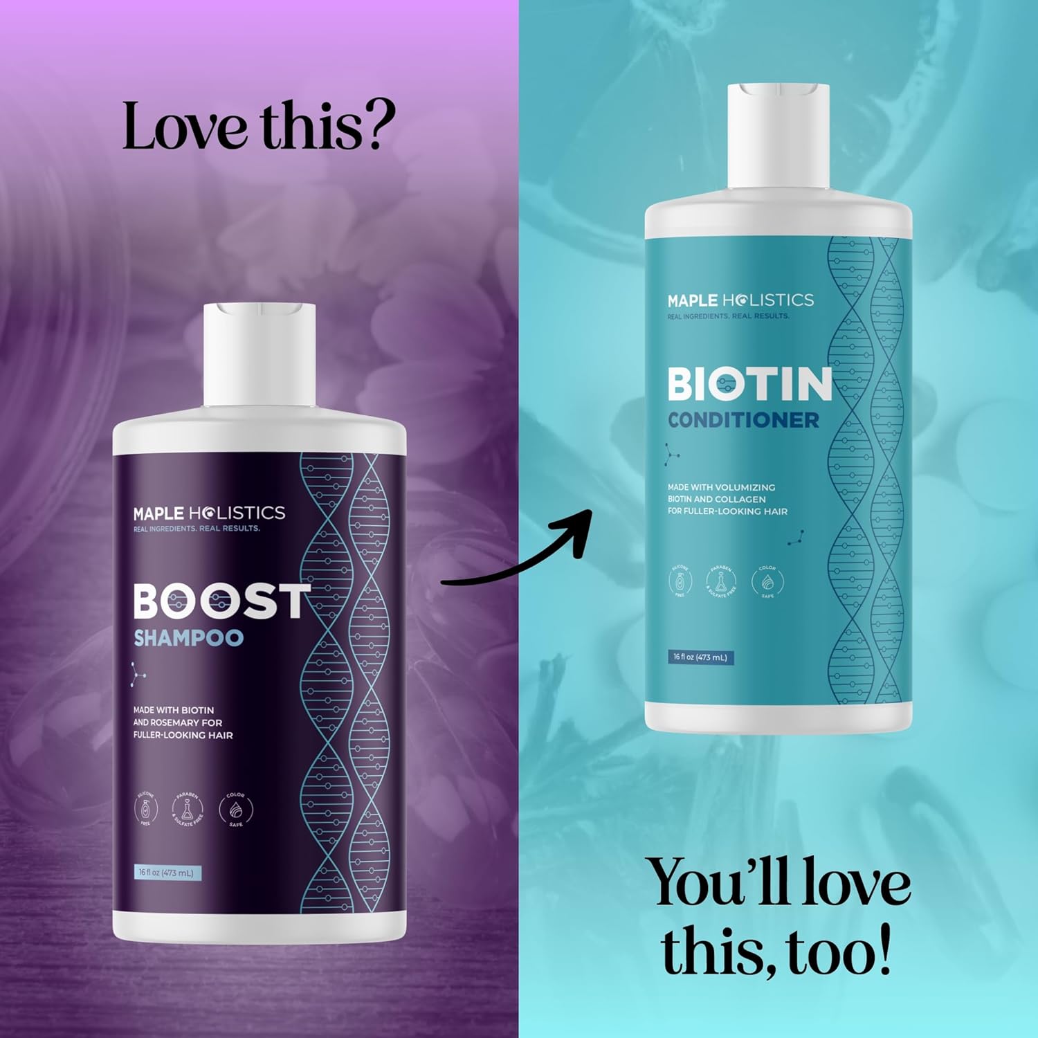 Advanced Biotin Shampoo for Hair Growth - Biotin Shampoo for Thinning Hair and Hair Loss with Black Castor Caffeine Collagen and Rosemary Oil for Hair Growth - Thickening Shampoo for Men and Women : Beauty & Personal Care