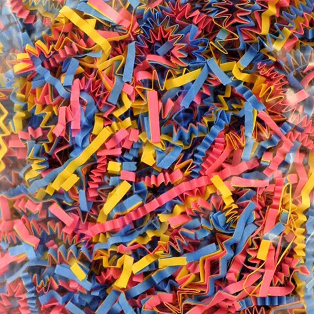 Superbird Coloured Crinkle Shredded Paper Strips Refill Pack for Parrot Toys