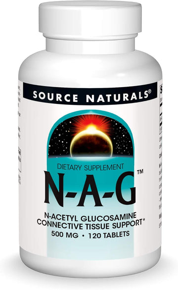 Source Naturals N-A-G 500 Mg N-Acetyl Glucosamine For Joint Support And Intestinal Lining - 120 Tablets