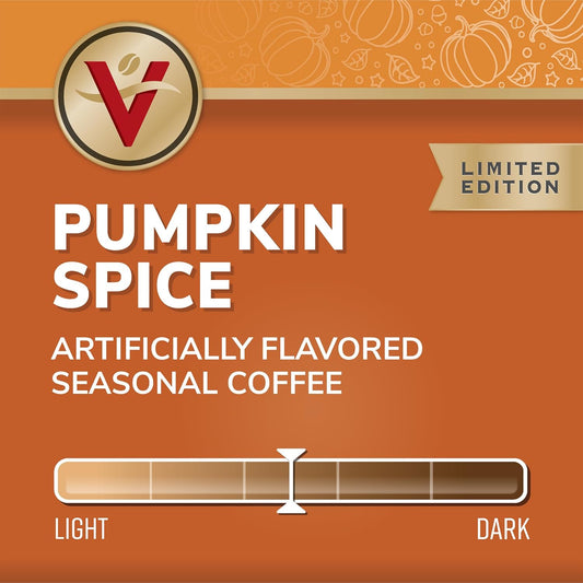 Victor Allen'S Coffee Pumpkin Spice Flavored, Medium Roast, 42 Count, Single Serve Coffee Pods For Keurig K-Cup Brewers