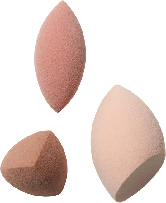 E.L.F. Total Sponge Set, Multi-Use Makeup Sponge Set For Flawless Blending, Great For Powder Or Liquid Concealer & Foundation, Vegan & Cruelty-Free