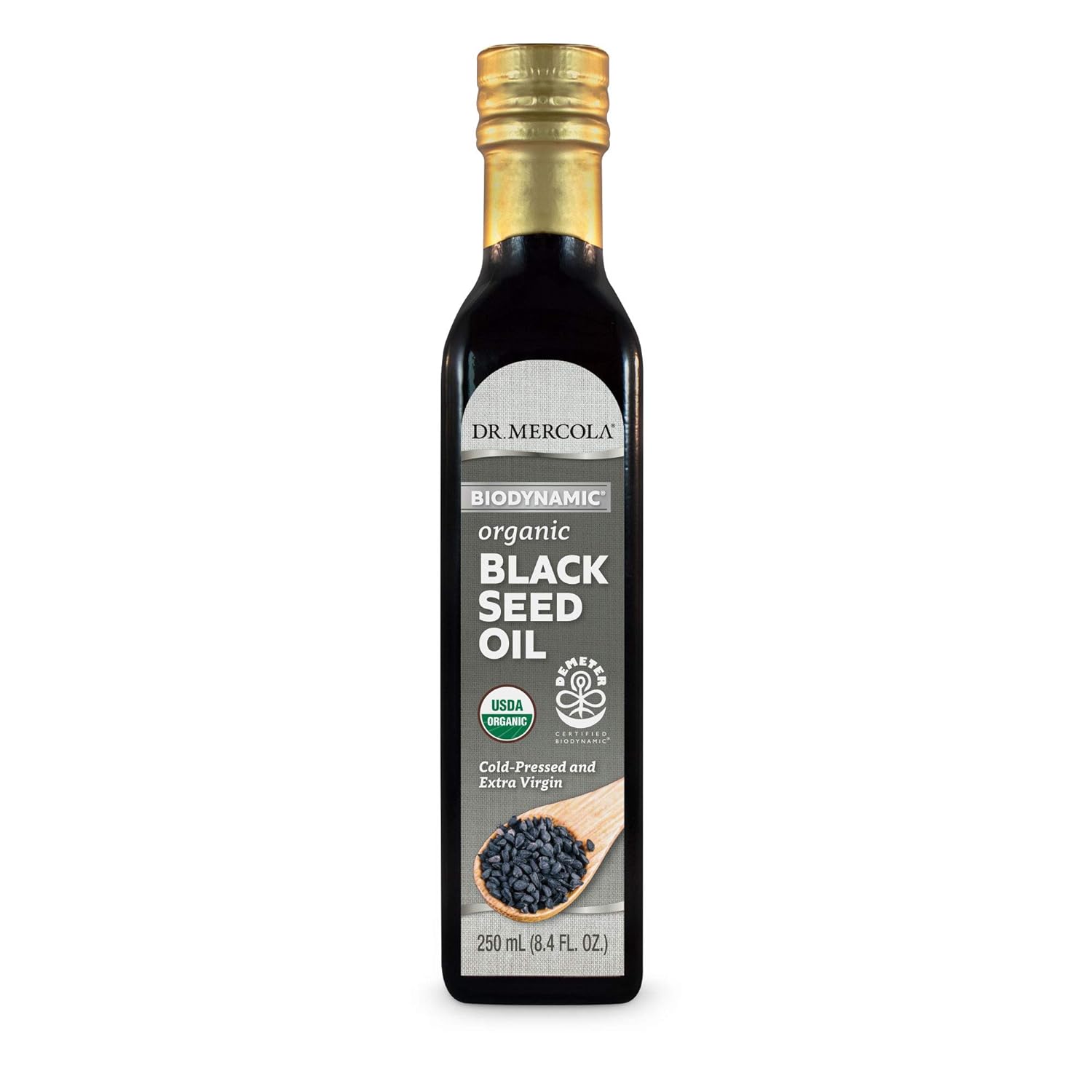 Dr. Mercola Organic Black Seed Oil, about 16 Servings (8.40 Fl. Oz.),