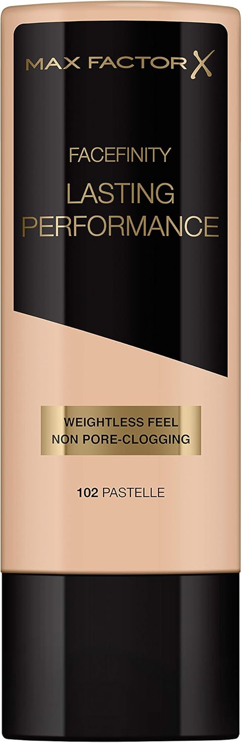 Max Factor Lasting Performance Long-Lasting Liquid Foundation - 102 Pastelle, 35 Ml