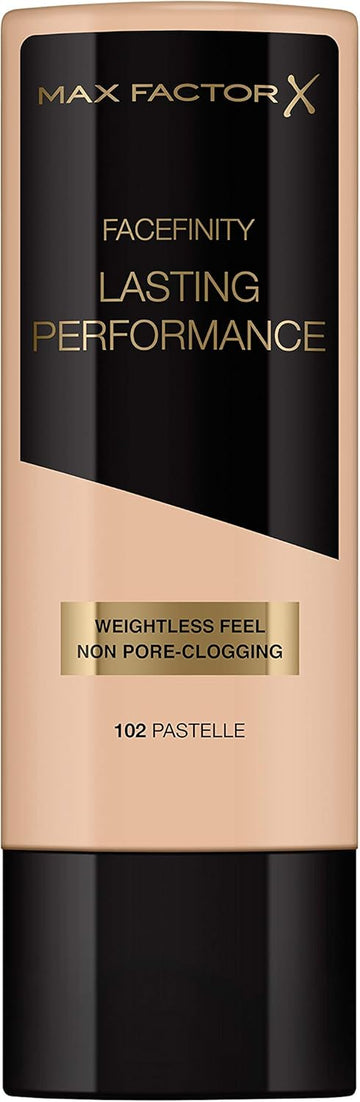 Max Factor Lasting Performance Long-Lasting Liquid Foundation - 102 Pastelle, 35 Ml