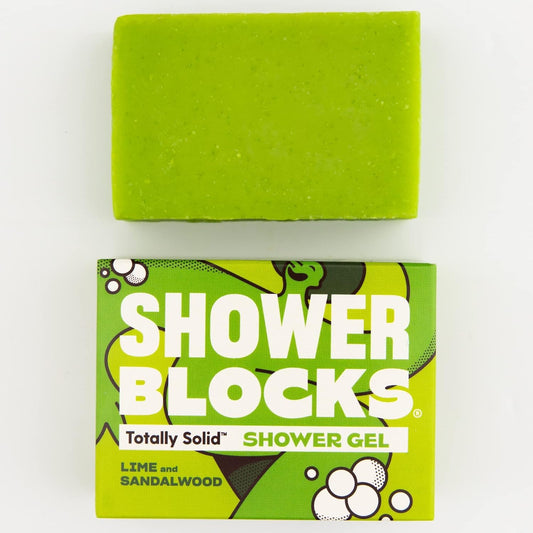 Shower Blocks - Naked Unscented Solid Shower Gel | Plastic, Cruelty And Paraben Free | Vegan | Moisturising Body Soap For The Shower