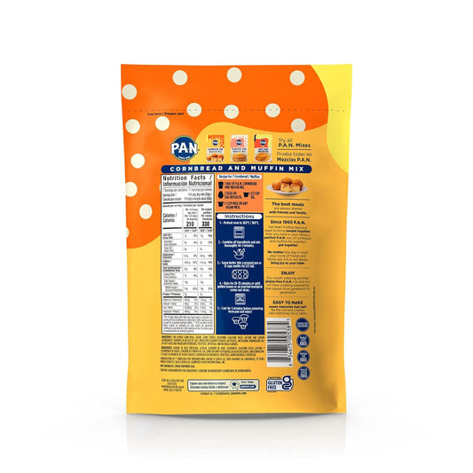 P.A.N Cornbread and Muffin Mix – Gluten Free Baking Mix 0.9 lb. (6 Pack)