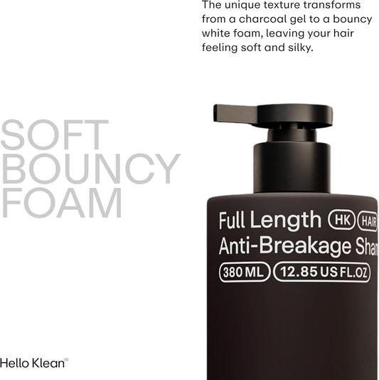 Hello Klean Anti-Breakage Shampoo - Repair Damage Caused By Hard Water For Thicker & Healthier Hair - Deeply Cleansing & Non-Stripping - Lifts Dirt, Oil, Minerals, Heavy Metals & Chlorine Residue