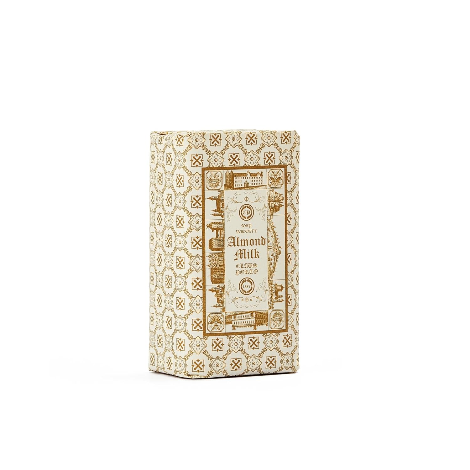 Claus Porto - Double Almond Milk Mini Soap | Revitalizing, Cleansing, Nourishing | Handcrafted, Aromatic, Comforting (50G | 1.7 Oz) : Beauty & Personal Care
