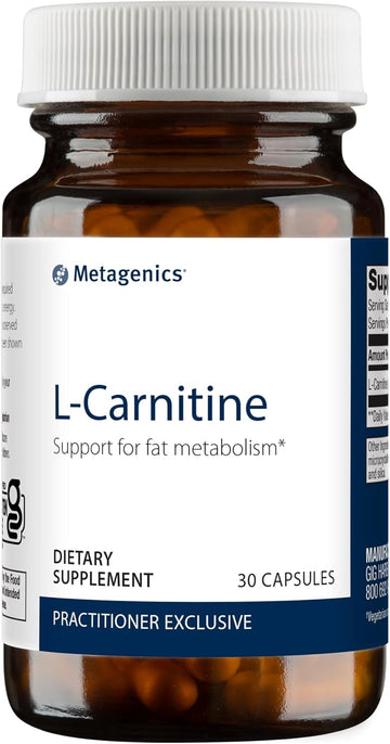 Metagenics L-Carnitine - Support For Fat Metabolism* - 30 Count