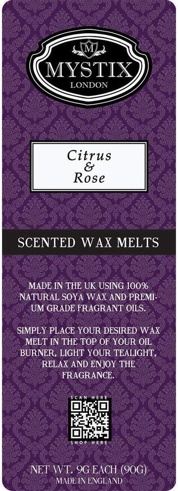 Mystix Citrus & Rose Wax Melt, 90g