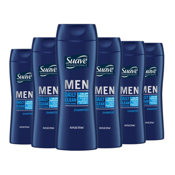 Suave Men 2 In 1 Shampoo And Conditioner Ocean Charge 12.6 Fl Oz (Pack Of 6)