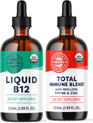 Vimergy Liquid B12 (115Ml) And Total Immune Blend Tm* (115 Ml) - Bundle