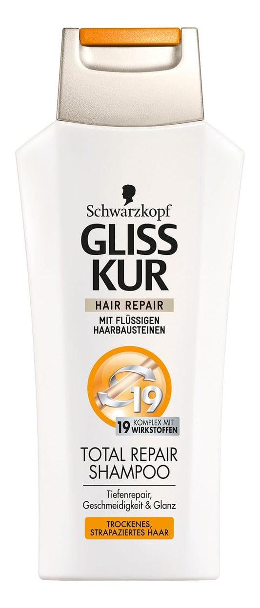 Glisskur Total Repair Shampoo For Dry / Streesed Hair ( 250 Ml ) : Standard Hair Shampoos : Beauty & Personal Care
