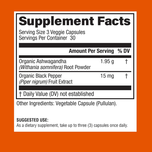 Physician'S Choice Ashwagandha Supplement - 1950Mg Of Bioavailable Organic Ashwagandha Root Powder - Black Pepper Extract, Stress Support, Mood Support Supplement, 90 Veggie Ashwagandha Capsules