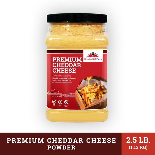 Hoosier Hill Farm Premium Cheddar Cheese Powder, 2.5LB (Pack of 1)