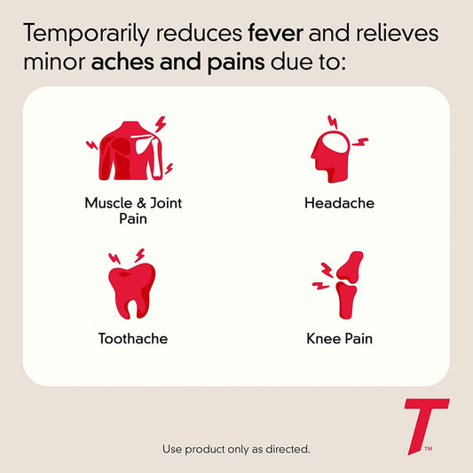 Tylenol Extra Strength 500 Mg Acetaminophen Caplets, Pain Reliever & Fever Reducer, Acetaminophen For Minor Arthritis Pain, Headache, Backache & Menstrual Pain Relief, Travel Size, 6 Ct
