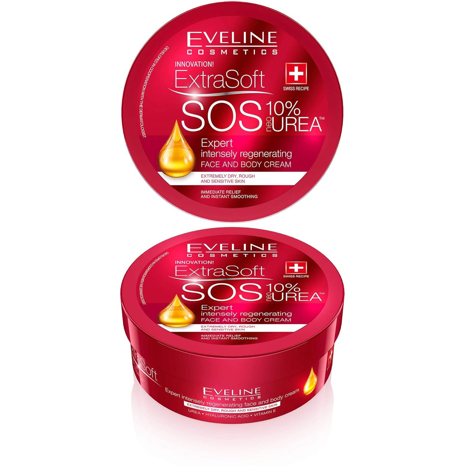 Eveline Cosmetics Soft Sos 10% Urea Face&Body Cream 175Ml