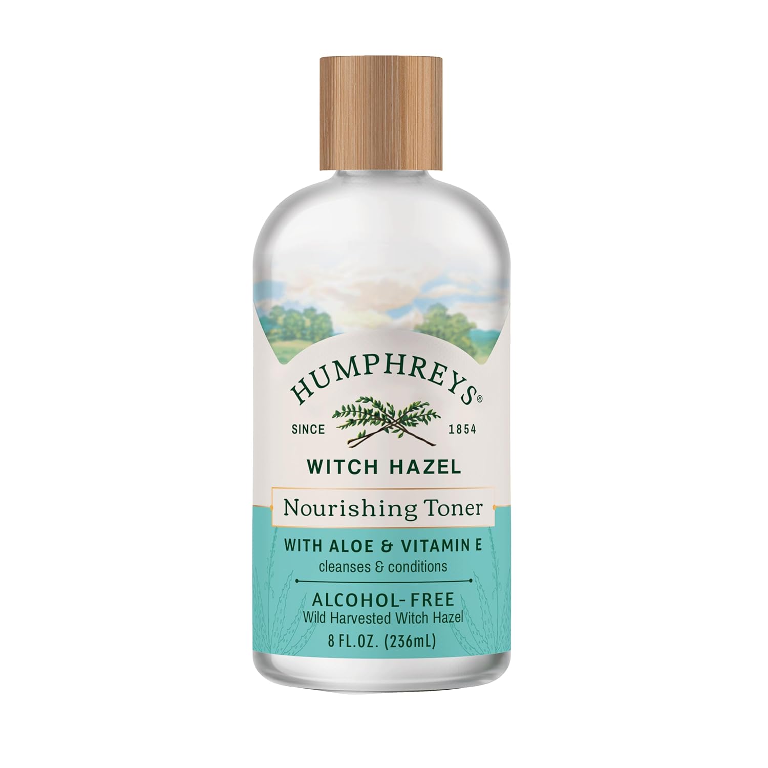 Humphreys Witch Hazel Refining Toner | Wild Harvested Witch Hazel & Rose | Usda Organic | Natural | Soothing & Clarifying | 8 Fl Oz
