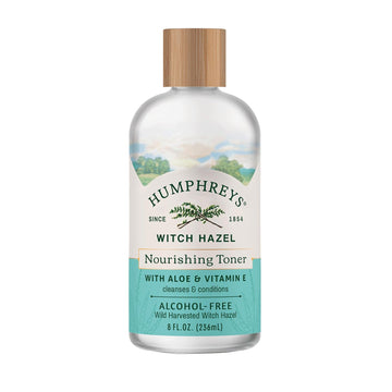 Humphreys Witch Hazel Refining Toner | Wild Harvested Witch Hazel & Rose | Usda Organic | Natural | Soothing & Clarifying | 8 Fl Oz