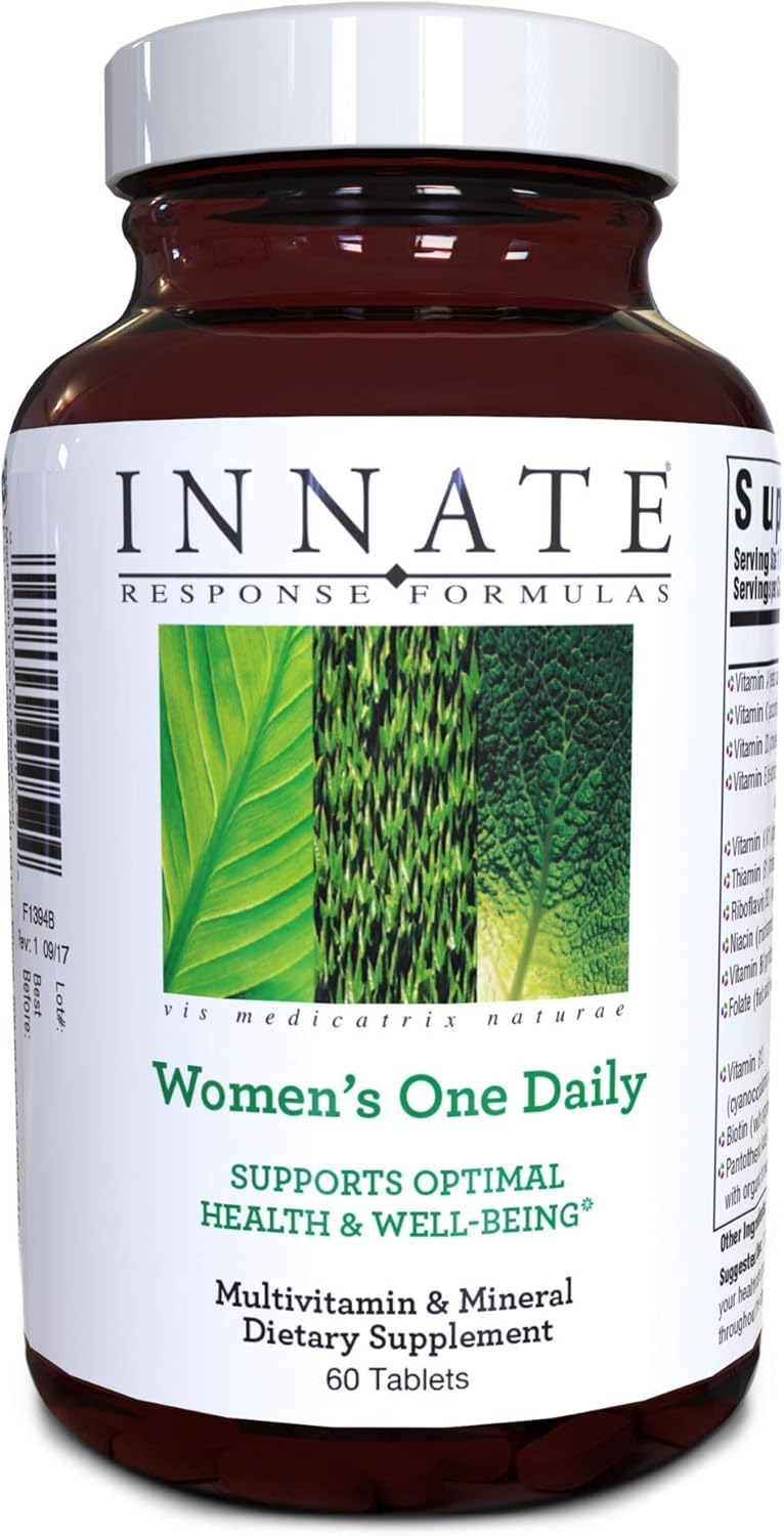 Innate Response Formulas, Women’S One Daily, Multivitamin, Vegetarian, Non-Gmo, 60 Tablets (60 Servings)