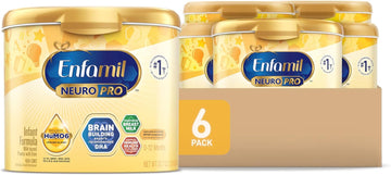 Enfamil NeuroPro Baby Formula, Milk-Based Infant Nutrition, MFGM* 5-Year Benefit, Expert-Recommended Brain-Building Omega-3 DHA, Exclusive HuMO6 Immune Blend, Non-GMO, 124.2 oz?